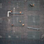 Creation of the foundation for the plant